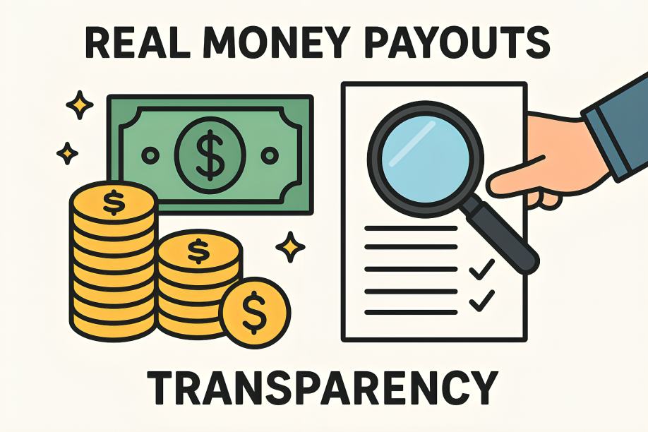 Real Money Payouts and Transparency: