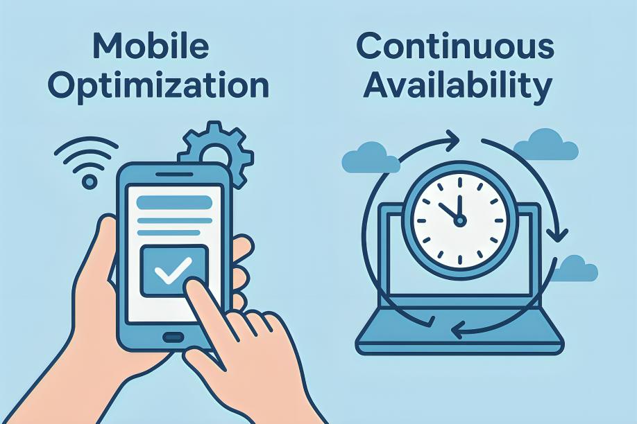 Mobile Optimization and Continuous Availability: