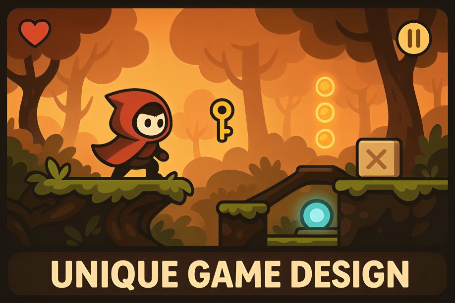 Unique Game Design and Visual Appeal:
