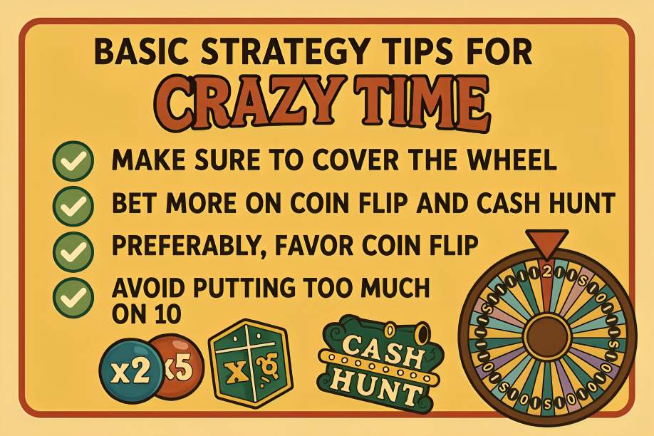 Basic Strategy Tips for Crazy Time