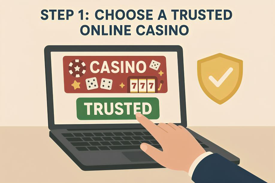 Step 1: Choose a Trusted Online Casino